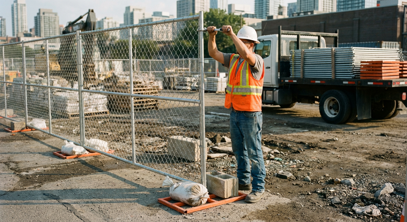 Temporary Fence Rental in 
